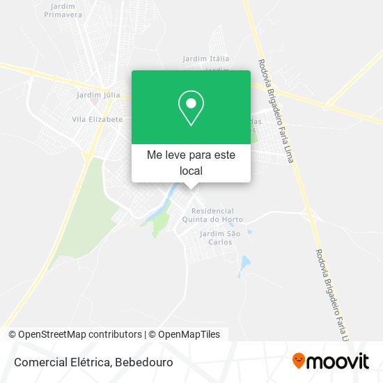 Comercial Elétrica mapa
