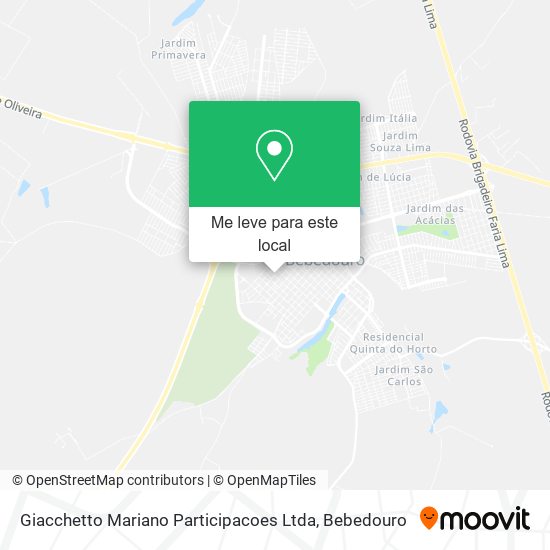 Giacchetto Mariano Participacoes Ltda mapa