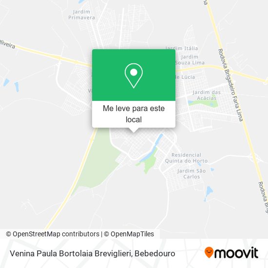 Venina Paula Bortolaia Breviglieri mapa