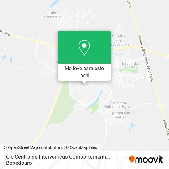 Cic Centro de Interverncao Comportamental mapa
