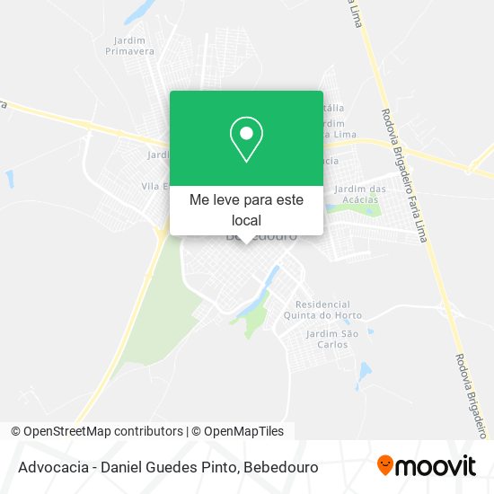 Advocacia - Daniel Guedes Pinto mapa