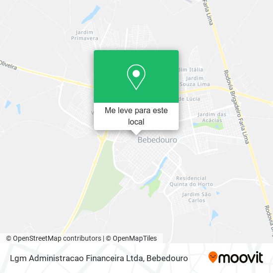 Lgm Administracao Financeira Ltda mapa