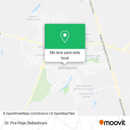 Dr. Pra Hoje mapa
