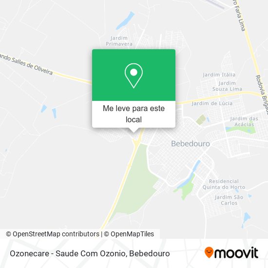 Ozonecare - Saude Com Ozonio mapa