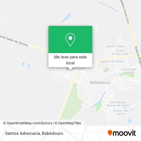Santos Advocacia mapa