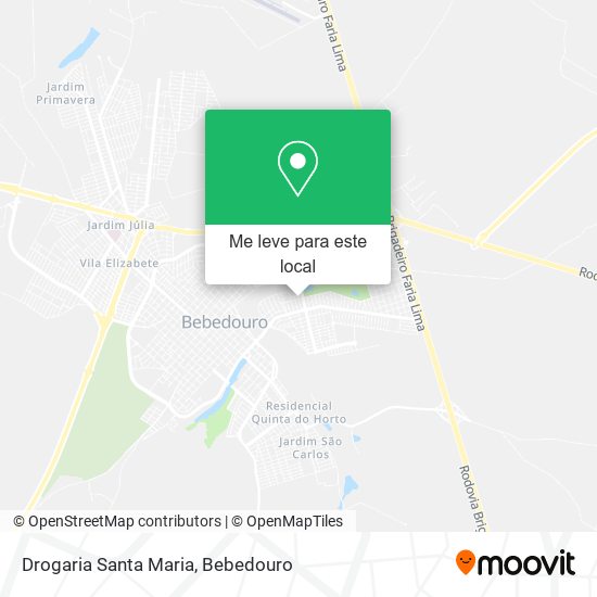 Drogaria Santa Maria mapa