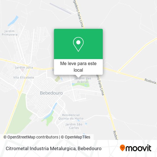 Citrometal Industria Metalurgica mapa