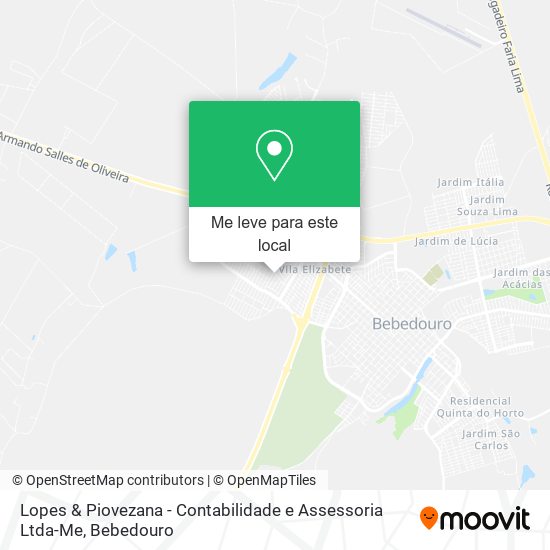 Lopes & Piovezana - Contabilidade e Assessoria Ltda-Me mapa
