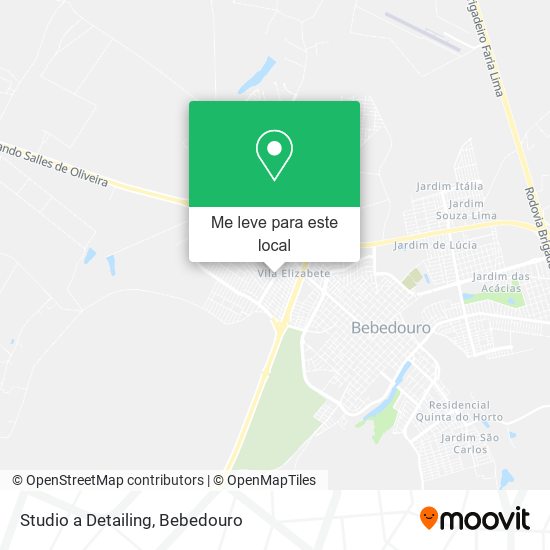 Studio a Detailing mapa