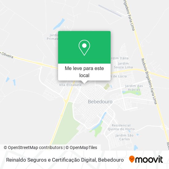 Reinaldo Seguros e Certificação Digital mapa