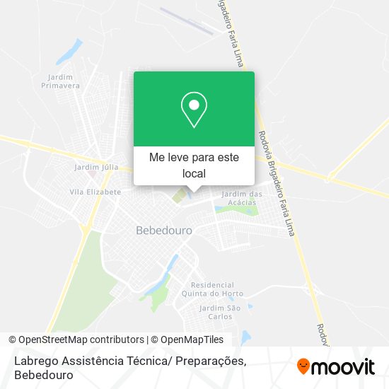 Labrego Assistência Técnica/ Preparações mapa