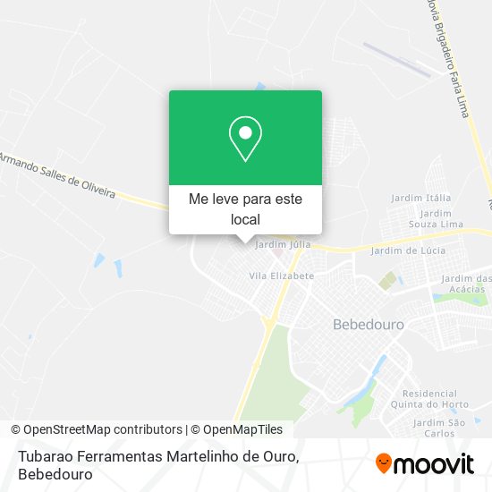 Tubarao Ferramentas Martelinho de Ouro mapa