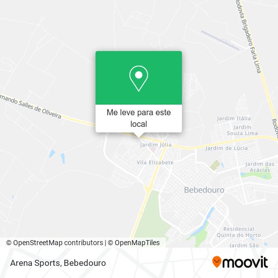 Arena Sports mapa