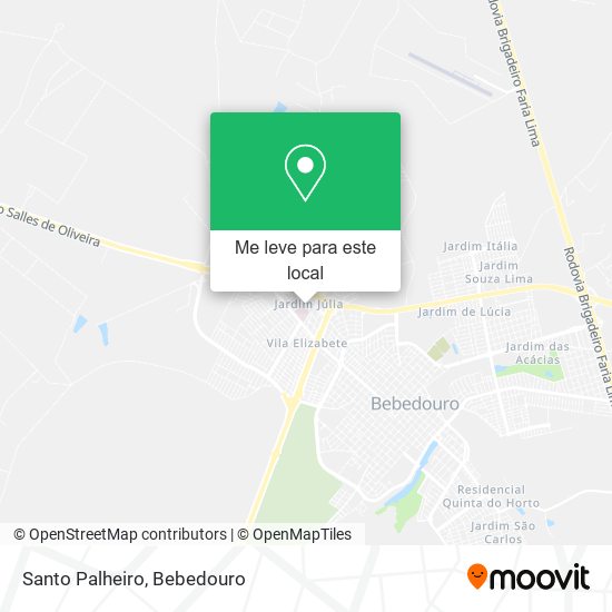 Santo Palheiro mapa