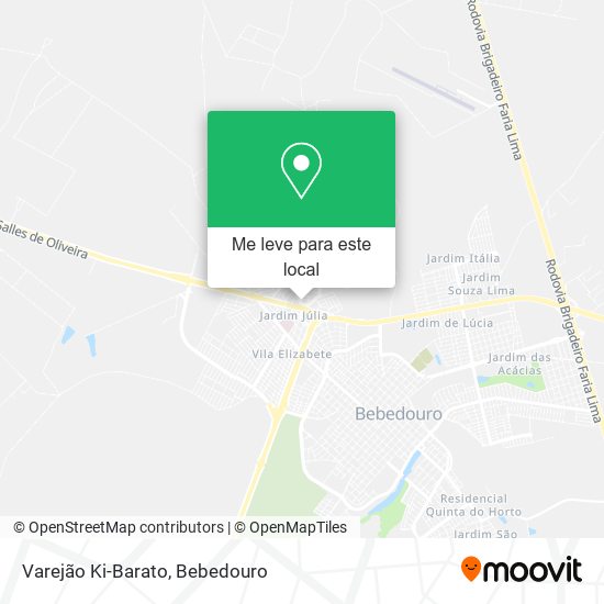Varejão Ki-Barato mapa
