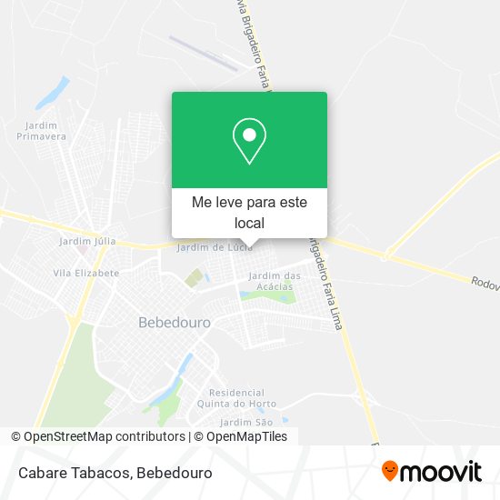 Cabare Tabacos mapa