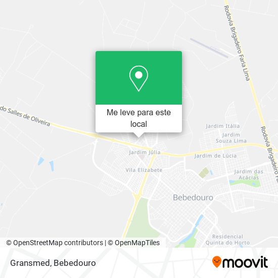 Gransmed mapa