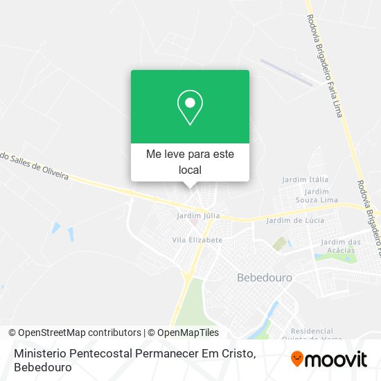 Ministerio Pentecostal Permanecer Em Cristo mapa