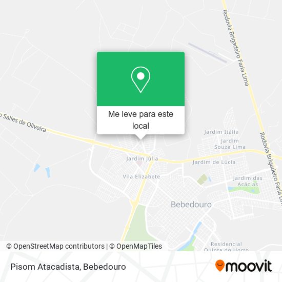 Pisom Atacadista mapa