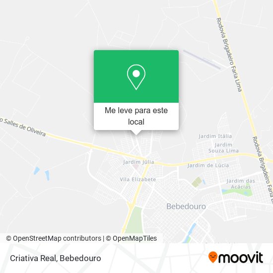 Criativa Real mapa