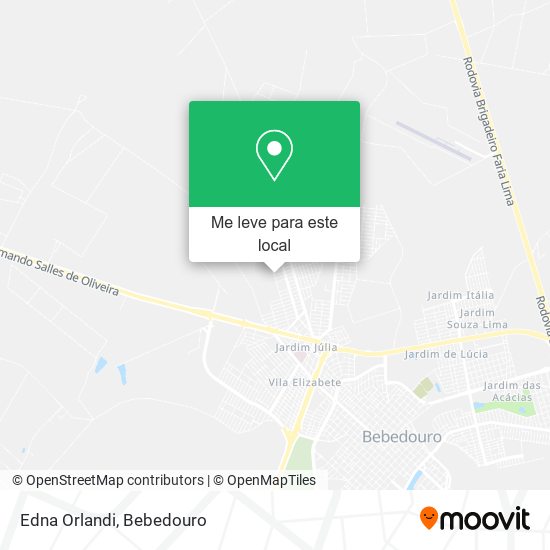 Edna Orlandi mapa