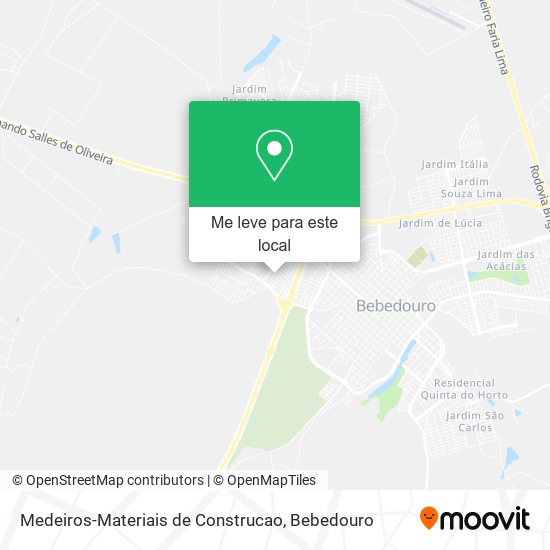 Medeiros-Materiais de Construcao mapa