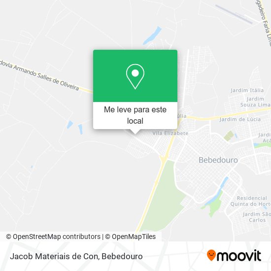 Jacob Materiais de Con mapa