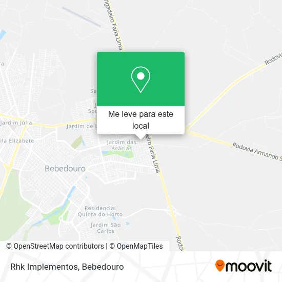 Rhk Implementos mapa
