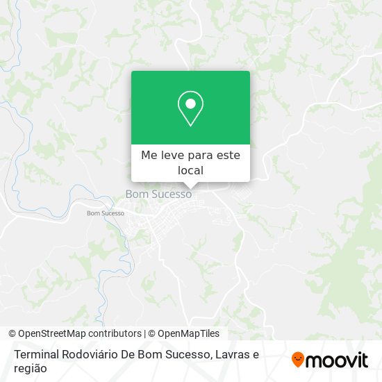 Terminal Rodoviário De Bom Sucesso mapa