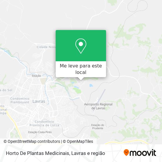 Horto De Plantas Medicinais mapa