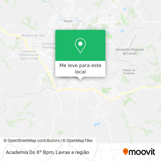 Academia Do 8º Bpm mapa