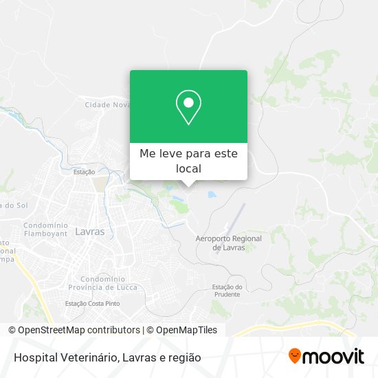 Hospital Veterinário mapa