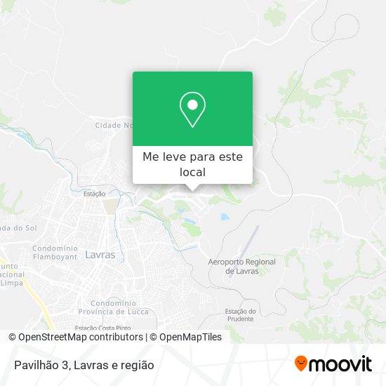 Pavilhão 3 mapa