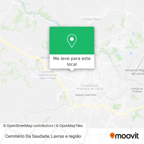 Cemitério Da Saudade mapa