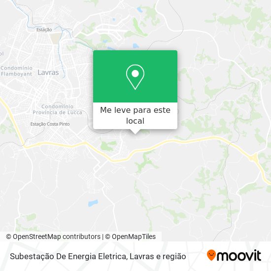 Subestação De Energia Eletrica mapa