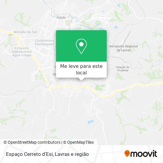 Espaço Cerreto d'Esi mapa