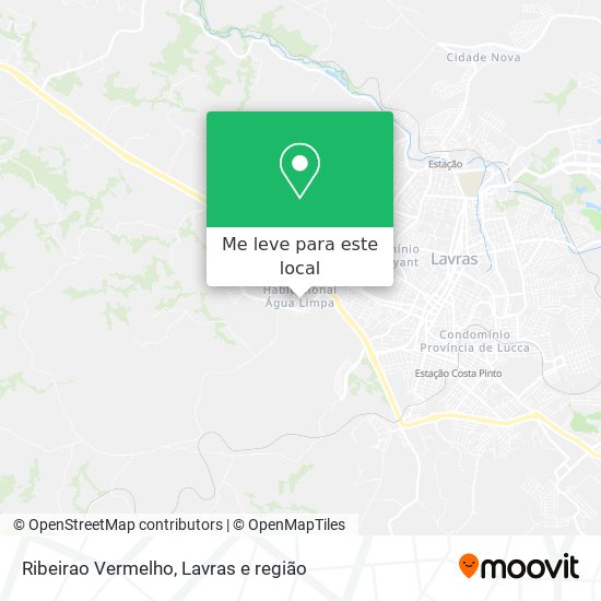 Ribeirao Vermelho mapa