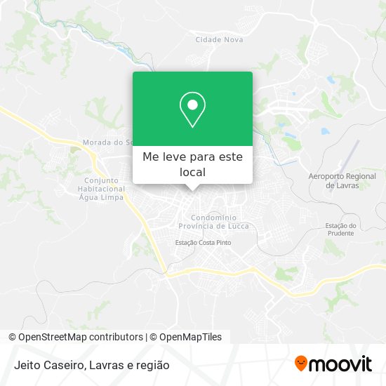 Jeito Caseiro mapa