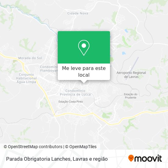 Parada Obrigatoria Lanches mapa