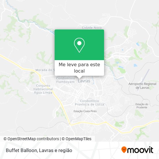Buffet Balloon mapa