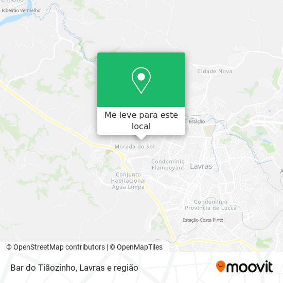 Bar do Tiãozinho mapa