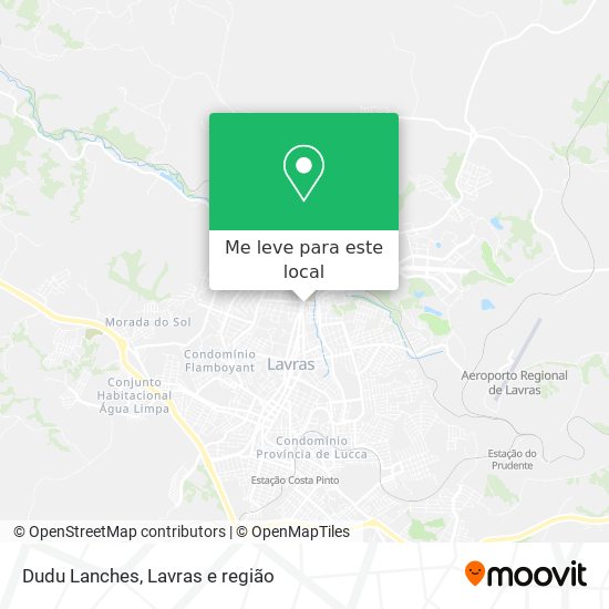 Dudu Lanches mapa