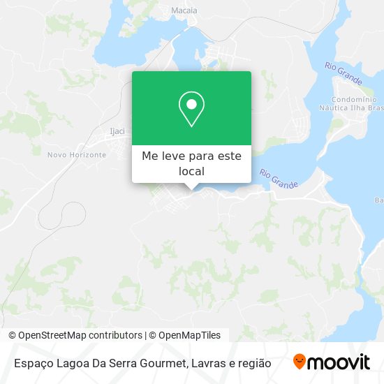 Espaço Lagoa Da Serra Gourmet mapa
