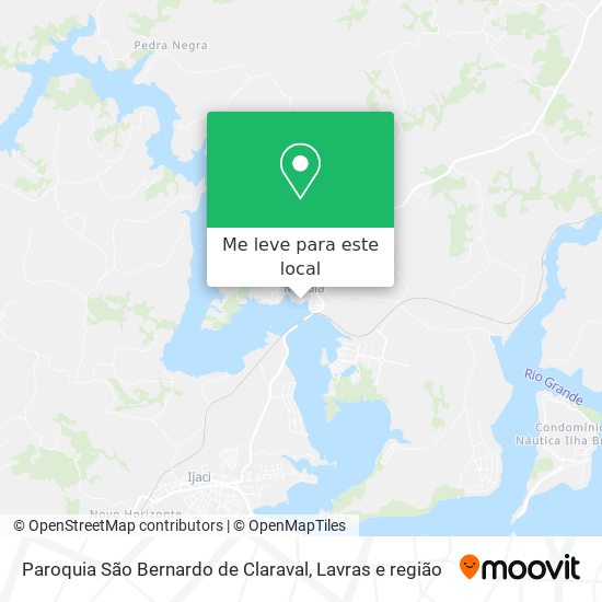 Paroquia São Bernardo de Claraval mapa
