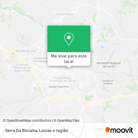 Serra Da Bocaína mapa