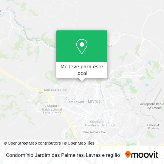 Condomínio Jardim das Palmeiras mapa