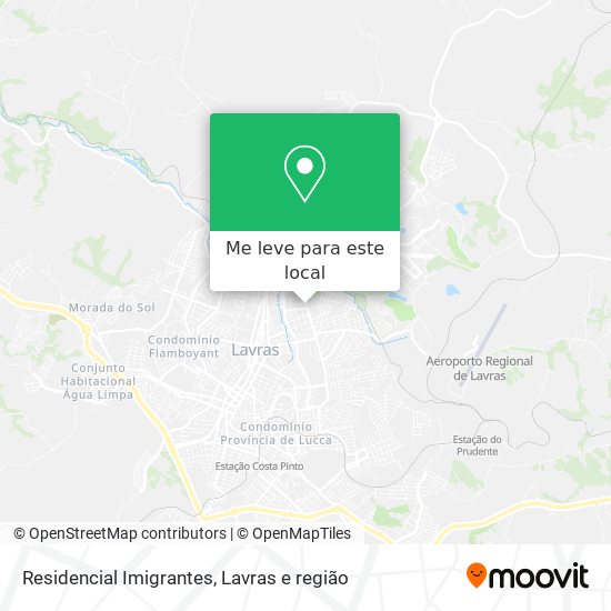 Residencial Imigrantes mapa