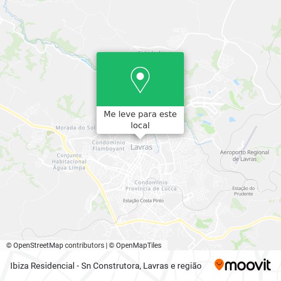 Ibiza Residencial - Sn Construtora mapa