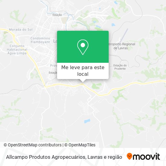 Allcampo Produtos Agropecuários mapa