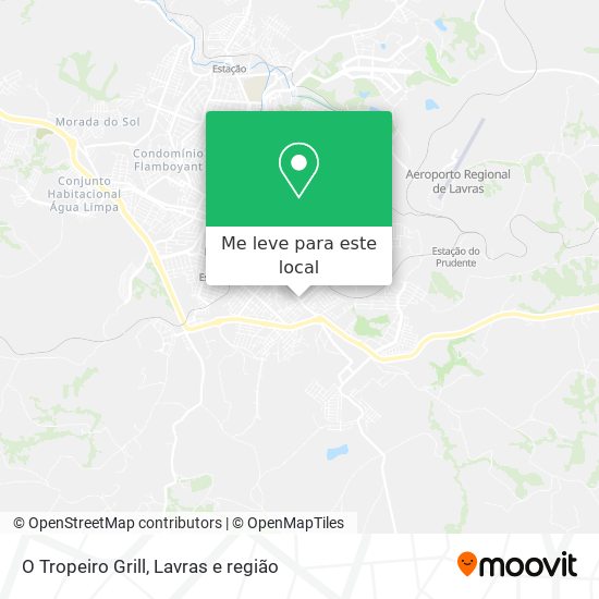 O Tropeiro Grill mapa